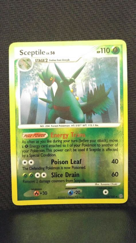 sceptile lv 56|Sceptile 10 (Stormfront 2008) Pokemon Card.